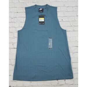 Nike CU5629-058 Jersey Tunic Sleeveless Top Green $55 WOMENS SIZE SMALL